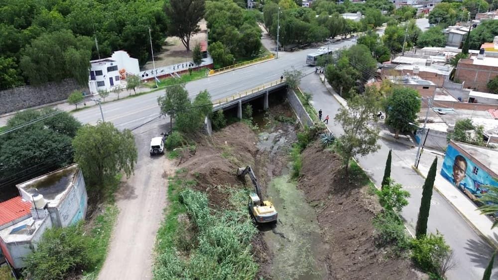 Refuerzan acciones preventivas en el río del Sauz ante temporada de lluvias