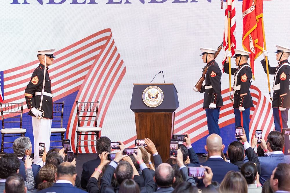 Asiste Mauricio Kuri a ceremonia diplomática por los 250 años de la Independencia de Estados Unidos Asiste Mauricio Kuri a ceremonia diplomática por los 250 años de la Independencia de Estados Unidos