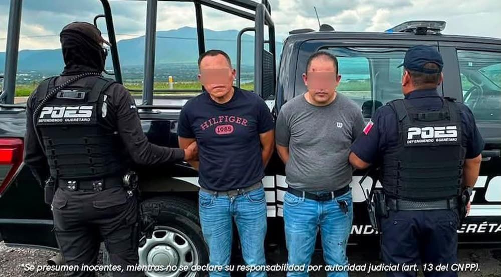 Capturan en Tequisquiapan a dos presuntos implicados en robos cometidos en tres entidades Capturan en Tequisquiapan a dos presuntos implicados en robos cometidos en tres entidades