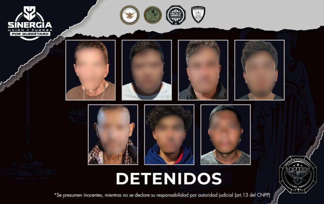 Ejecutan 10 cateos simultáneos en San Juan del Río; siete personas fueron detenidas