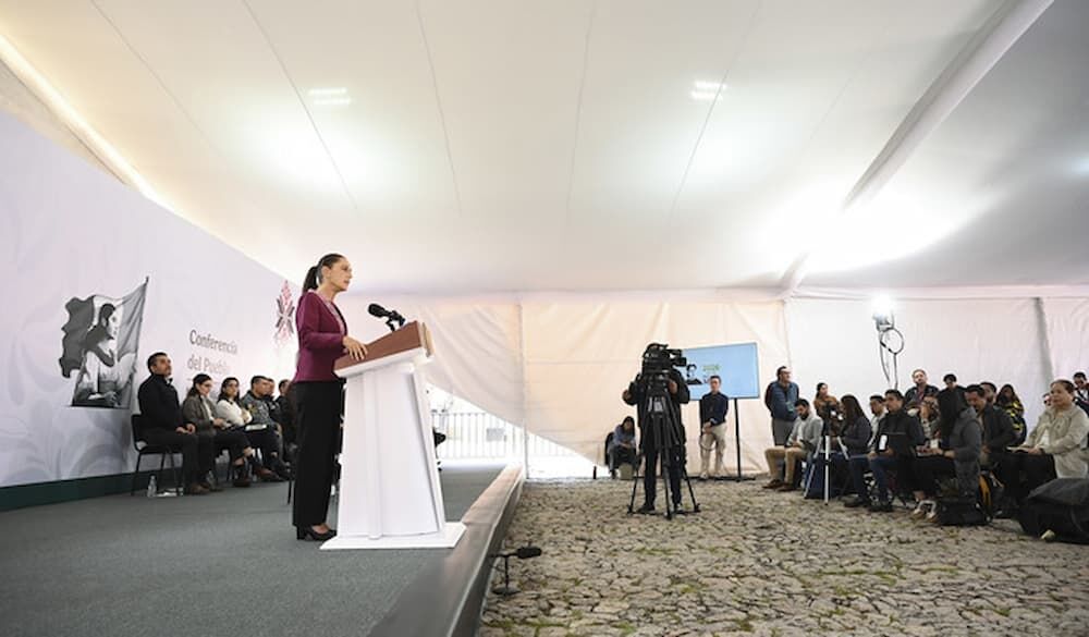 El objetivo en Michoacán es construir paz, justicia y erradicar la extorsión: Presidenta; homicidios dolosos disminuyeron 46% El objetivo en Michoacán es construir paz, justicia y erradicar la extorsión: Presidenta; homicidios dolosos disminuyeron 46%