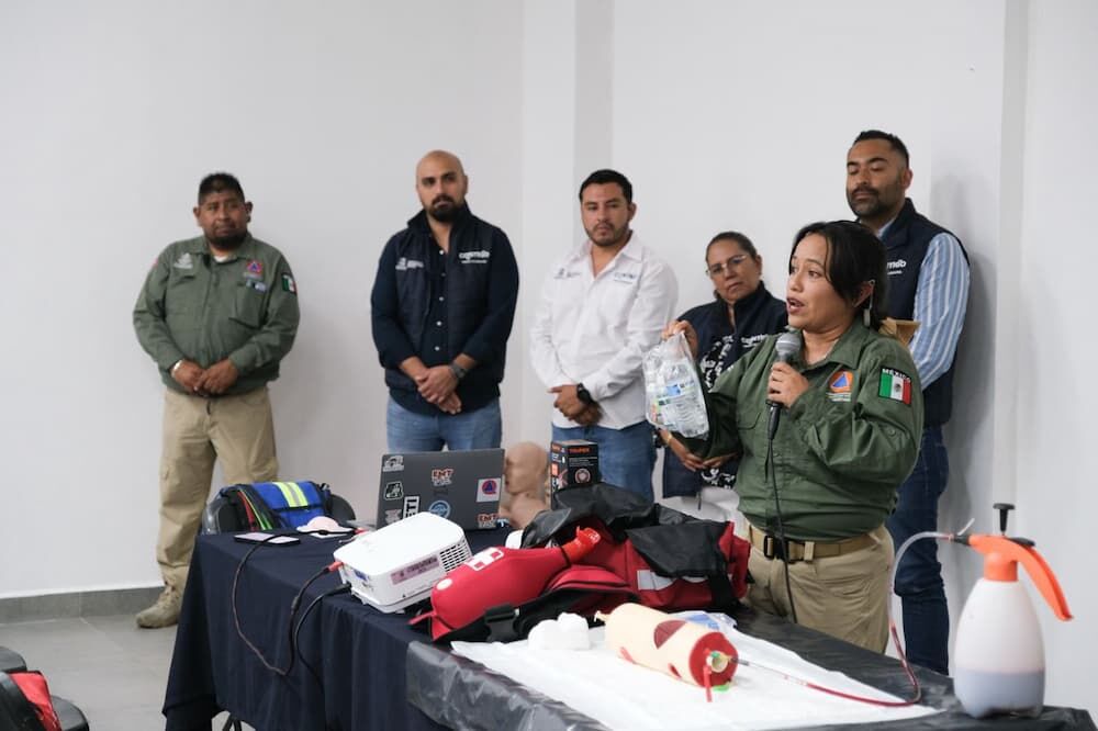 Encabeza Luis Nava capacitación a Promotores de la Paz ante emergencias Encabeza Luis Nava capacitación a Promotores de la Paz ante emergencias