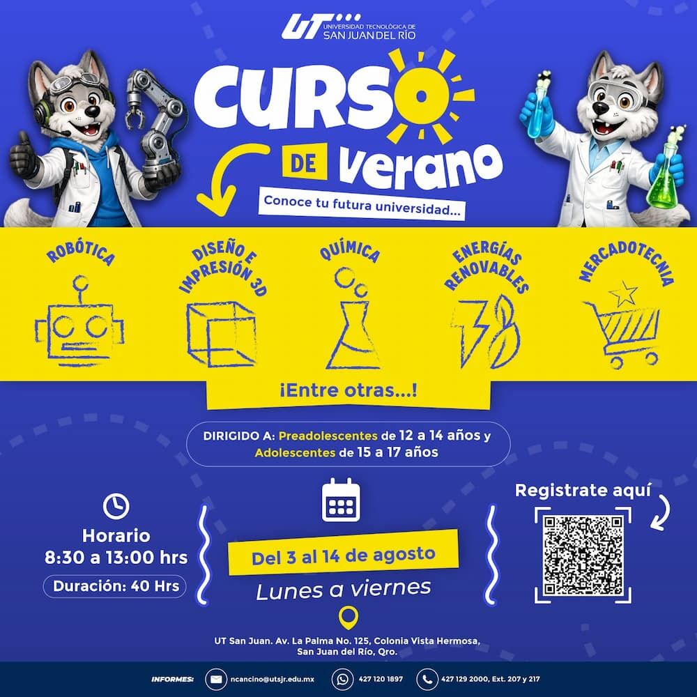 Fomenta UT San Juan interés por la ciencia y tecnología con curso de verano Fomenta UT San Juan interés por la ciencia y tecnología con curso de verano