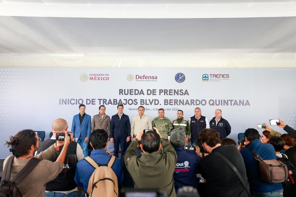 Presenta AMEQ estrategia integral de movilidad por las obras del Tren México–Querétaro en Blvd. Bernardo Quintana Presenta AMEQ estrategia integral de movilidad por las obras del Tren México–Querétaro en Blvd. Bernardo Quintana