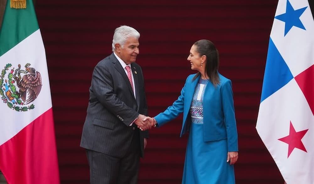 Presidenta Claudia Sheinbaum recibe en Palacio Nacional al presidente de Panamá, José Raúl Mulino Quintero Presidenta Claudia Sheinbaum recibe en Palacio Nacional al presidente de Panamá, José Raúl Mulino Quintero