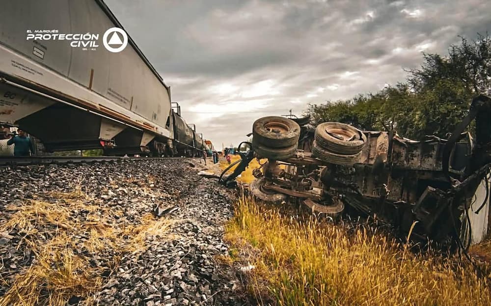 Accidente ferroviario deja una persona lesionada en Amazcala1