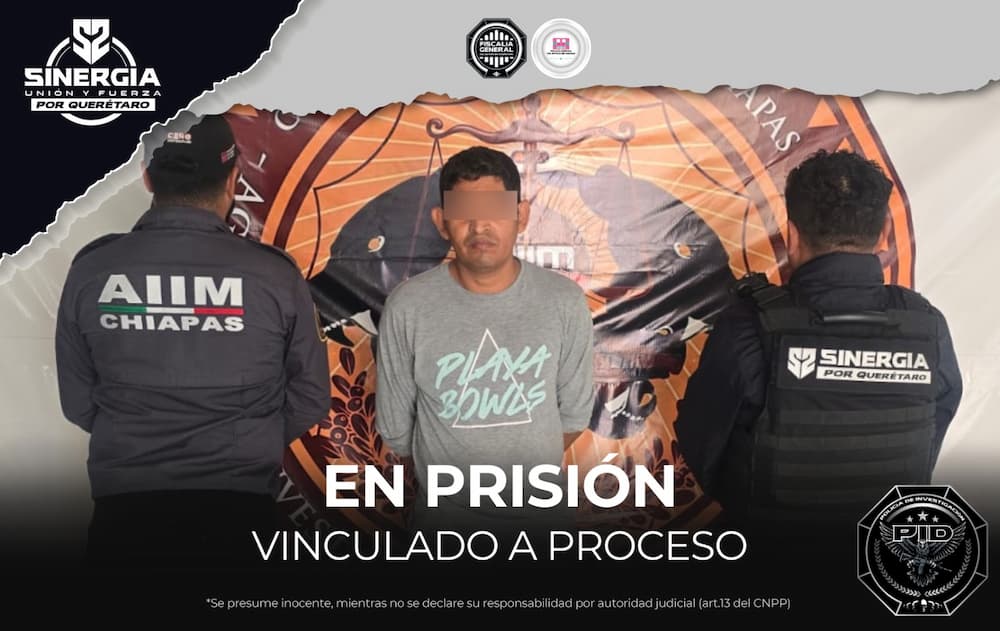 Detenido en Chiapas por homicidio calificado cometido en San Juan del Río Detenido en Chiapas por homicidio calificado cometido en San Juan del Río