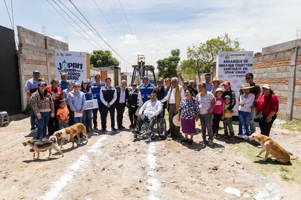 JAPAM y Conagua arrancan construcción de subcolector sanitario en Loma Linda JAPAM y Conagua arrancan construcción de subcolector sanitario en Loma Linda