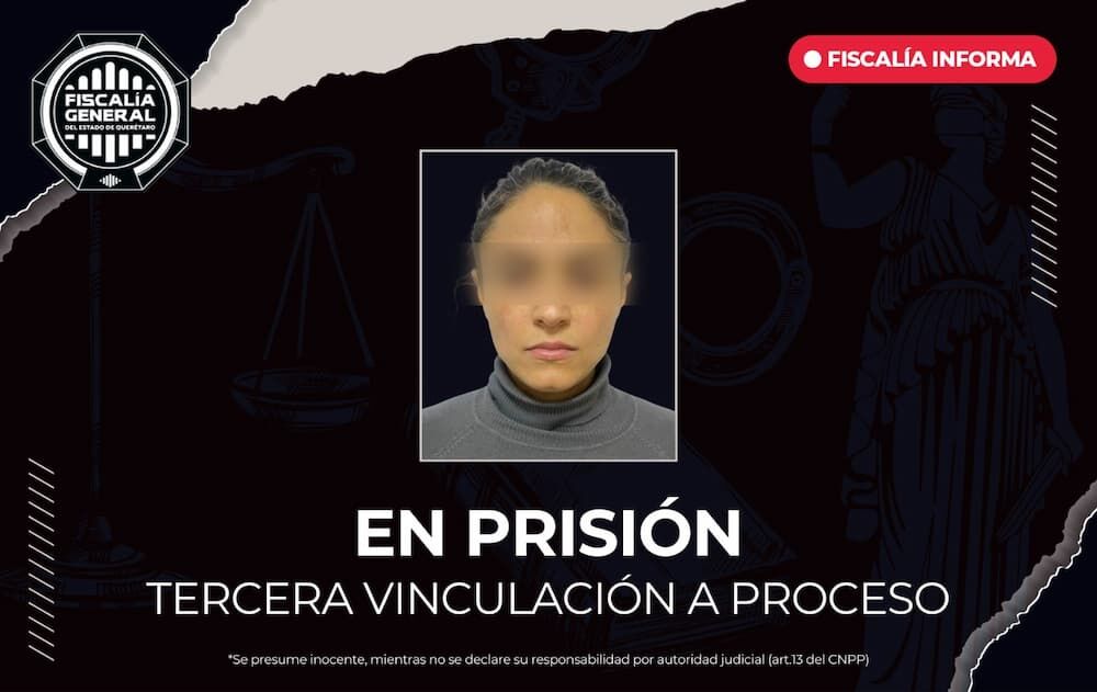 Obtiene Fiscalía tres vinculaciones a proceso contra Verónica “N”; permanecerá en prisión Obtiene Fiscalía tres vinculaciones a proceso contra Verónica “N”; permanecerá en prisión