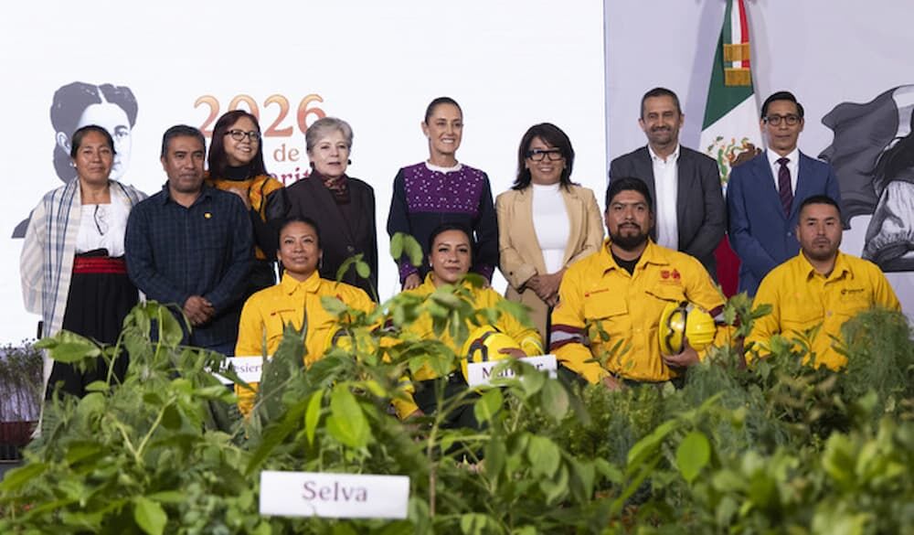 Presidenta presenta la Jornada Nacional de Reforestación 2026; se realizará el 9 de agosto y se plantarán 6.6 millones de árboles y plantas Presidenta presenta la Jornada Nacional de Reforestación 2026; se realizará el 9 de agosto y se plantarán 6.6 millones de árboles y plantas