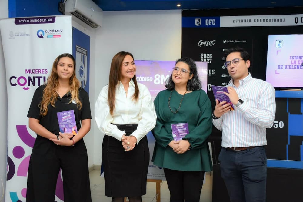 SEMUJERES y Club Querétaro hacen equipo para erradicar la violencia contra las mujeres SEMUJERES y Club Querétaro hacen equipo para erradicar la violencia contra las mujeres