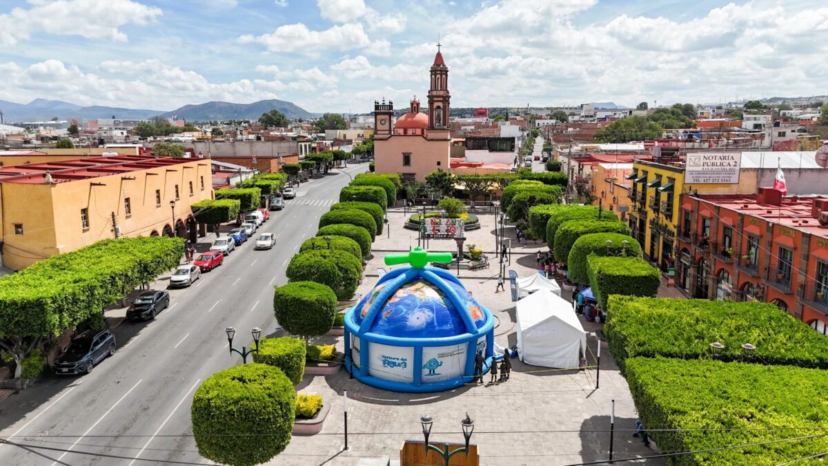 JAPAM presenta Cinedomo para llevar cultura del agua a todo San Juan del Río 1 JAPAM presenta Cinedomo para llevar cultura del agua a todo San Juan del Río