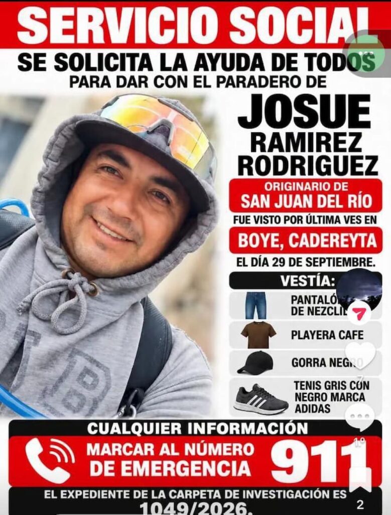 Buscan a Josué Ramírez Rodríguez, desaparecido desde el 29 de septiembre Buscan a Josué Ramírez Rodríguez, desaparecido desde el 29 de septiembre