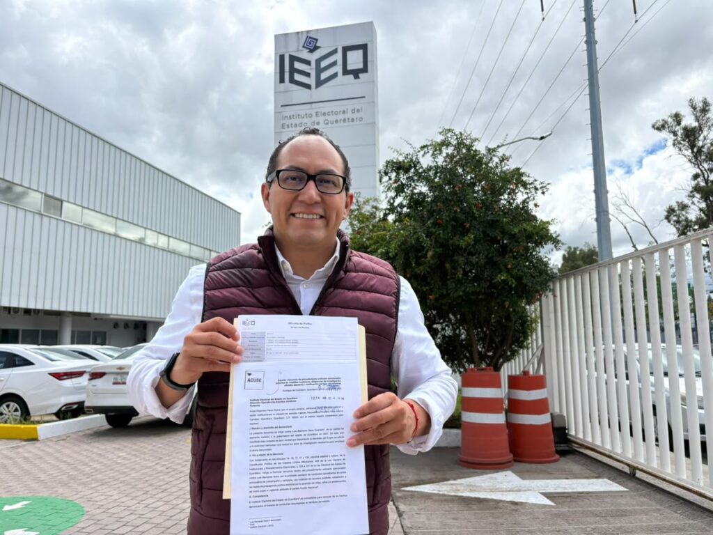 Denuncia Morena a Luis Bernardo Nava ante IEEQ por presunto uso de recursos públicos y actos anticipados Denuncia Morena a Luis Bernardo Nava ante IEEQ por presunto uso de recursos públicos y actos anticipados