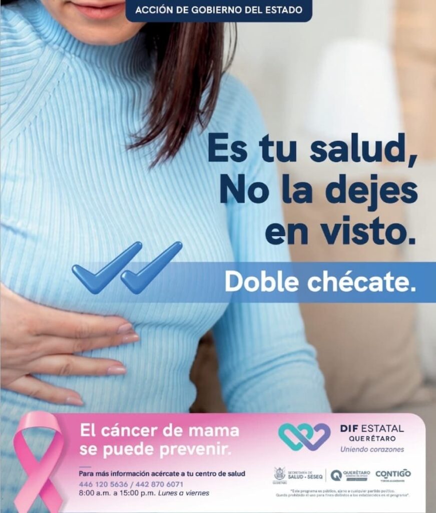 Exhorta SESA a las mujeres a realizarse estudios para la detección oportuna del cáncer de mama Exhorta SESA a las mujeres a realizarse estudios para la detección oportuna del cáncer de mama