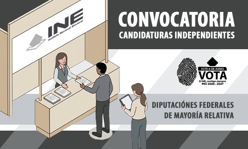 INE abre registro para aspirantes a candidaturas independientes a diputaciones federales INE abre registro para aspirantes a candidaturas independientes a diputaciones federales